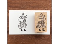 Stamp Marche Girl Rubber Stamp - Cleaning