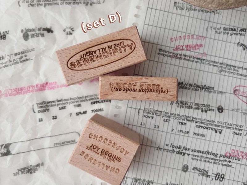 Sissi Rubber Stamps Utopia - Set D