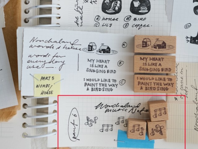 Kurukynki Stamp Set Music Notes