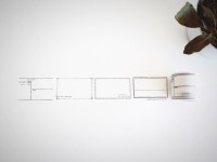 Yohaku Tracing Roll Sticky Note R-004 - Journal