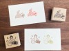 Stamp Marche Girl Rubber Stamp - In The Forest