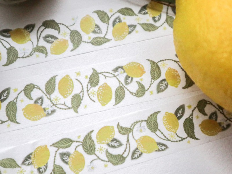 Keibunsha Washi Tape - Lemon