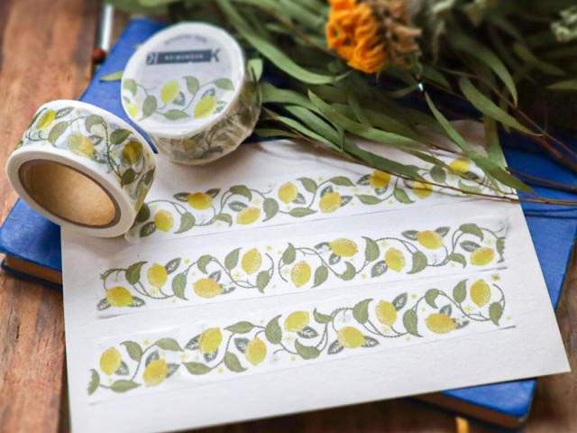 Keibunsha Washi Tape - Lemon