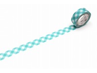 MT Deco Washi Tape - Thick Gingham Check Green