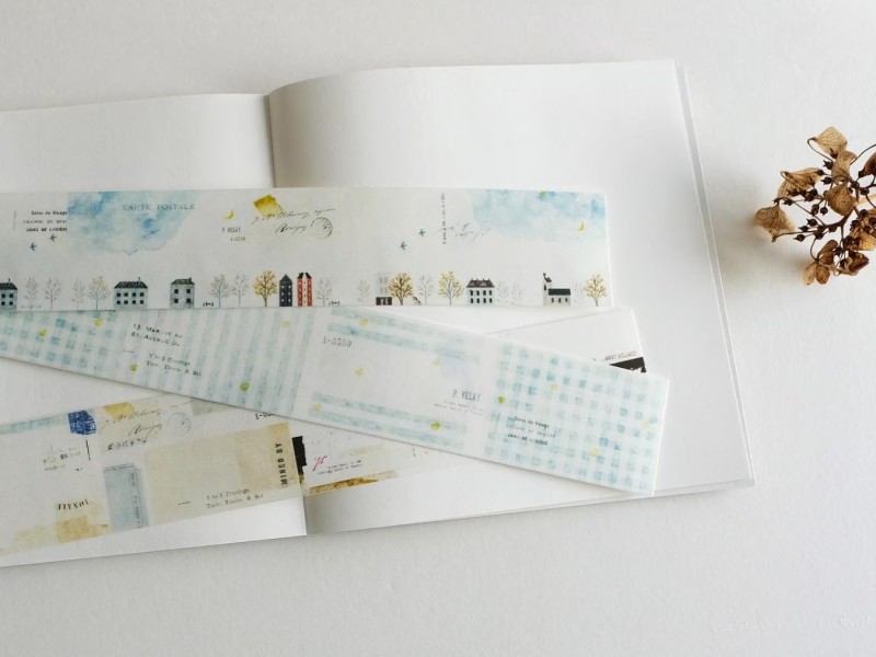 Yohaku Tracing Roll Sticky Note R-006 - Sanpomichi
