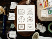 OURS Letterpress Book - Grocery Labels