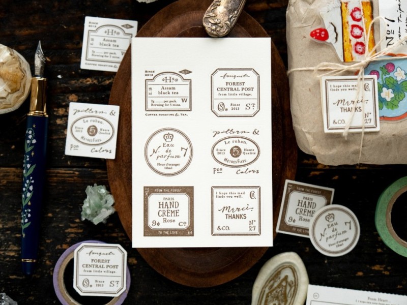 OURS Letterpress Book - Grocery Labels