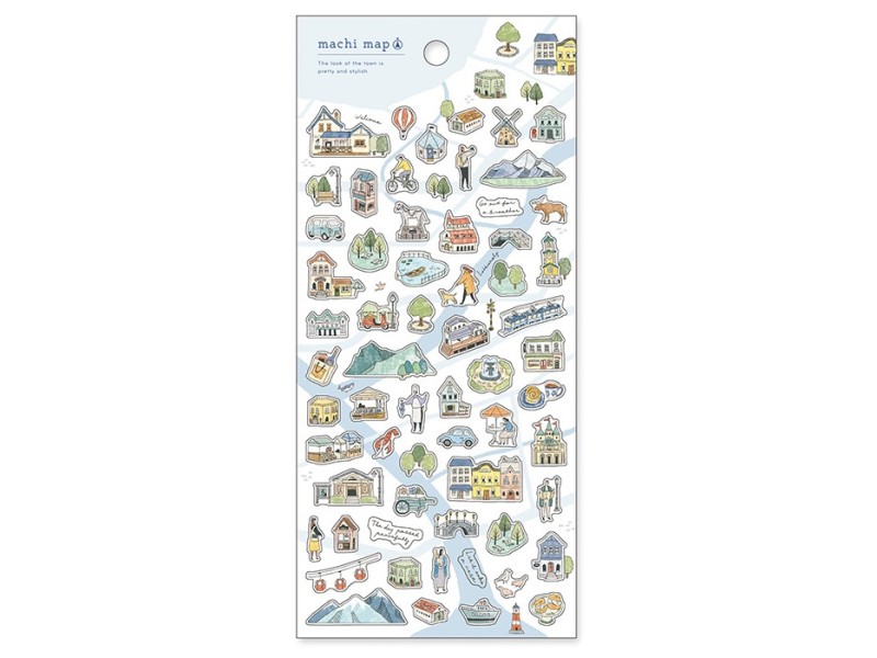 Mindwave Stickers Machi Map 81942 - White City