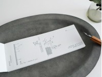 Yohaku Letterpress Memo Pad - Nostalgy Grey