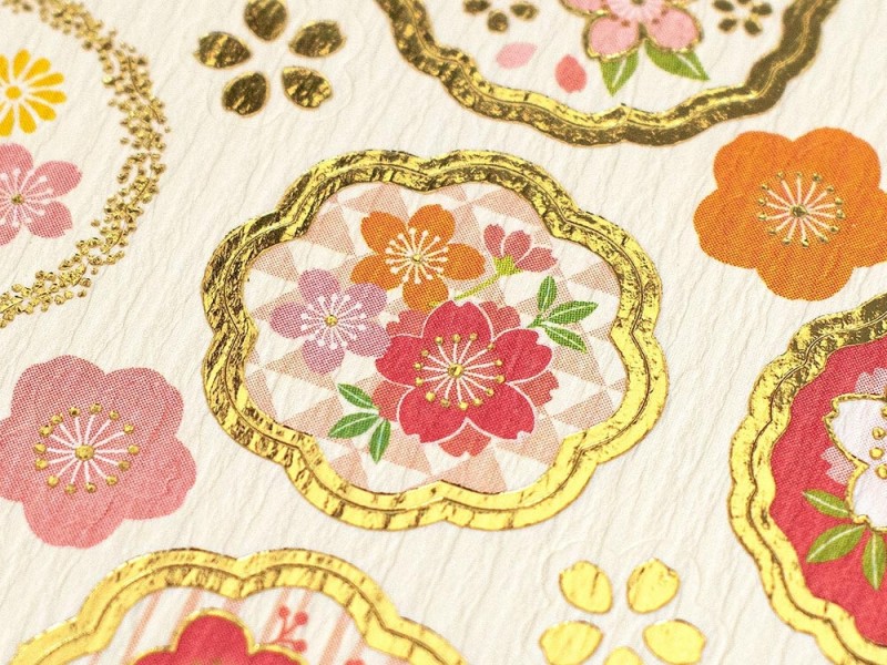 NB Co. Paper Stickers - Plum Blossoms