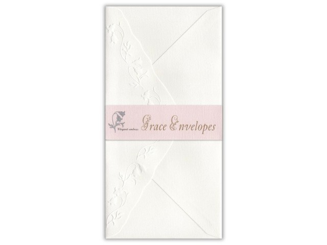 NB Co. Quality Envelopes Embossed Grace Set Of 5