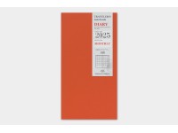 Pre-Order 2025 Monthly Diary Traveler's Notebook Refill (Regular Size)