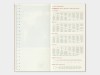 Pre-Order 2025 Monthly Diary Traveler's Notebook Refill (Regular Size)