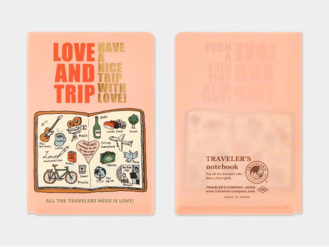 2025 Traveler's Company Clear Folder - Passport Size