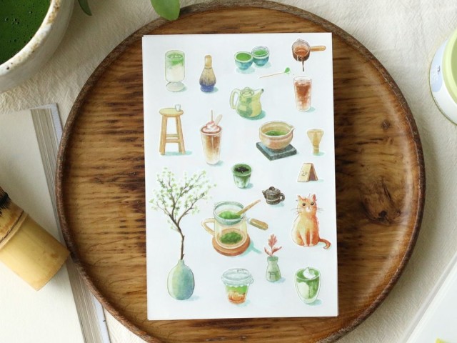 Teayou Print-On Stickers - Matcha Garden