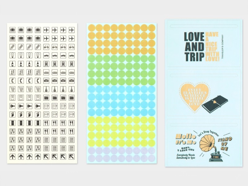 2025 Traveler's Company Customized Sticker Set