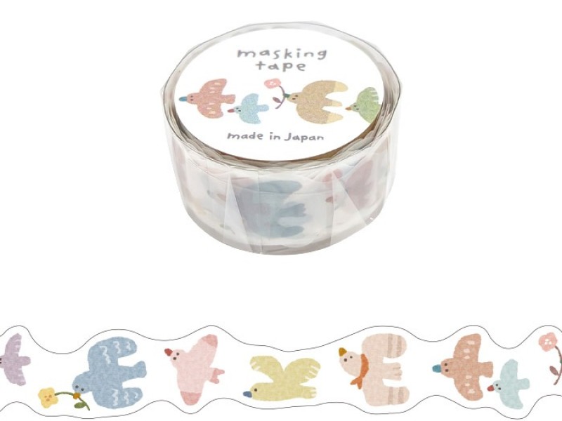 Mindwave Die-Cut Washi Tape - Bird