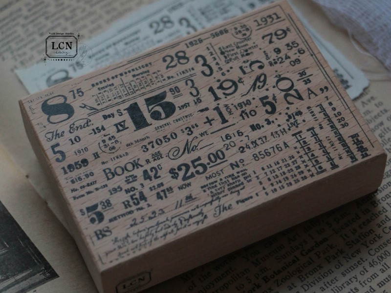 LCN Rubber Stamp Ephemera - 815