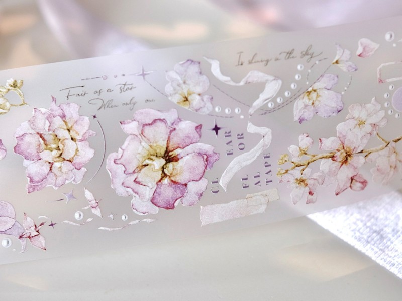 Freckles Tea Matte PET Tape Vol.4 - Floating Dream Florist