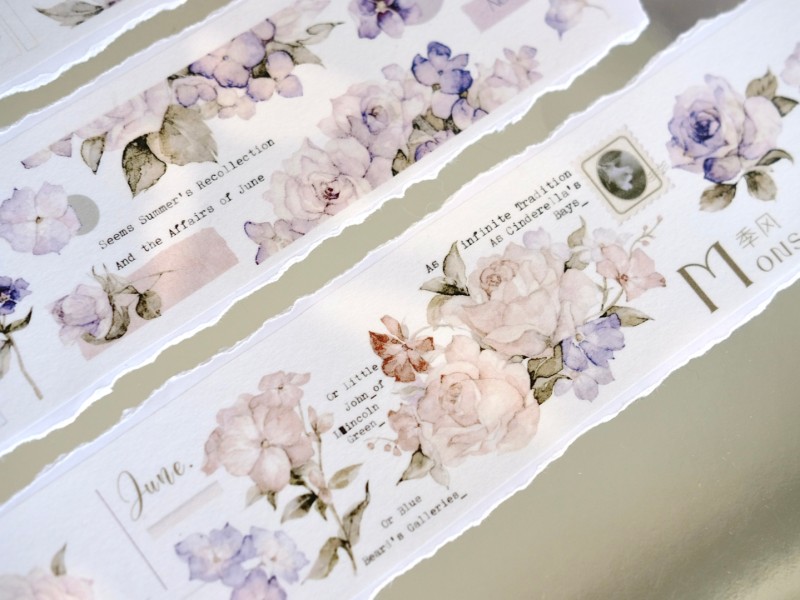 Pre-Order Freckles Tea Washi Tape Vol.4 - Spring Flower Romance