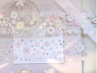 Pre-Order Freckles tea Die-Cut Sticker Tape Vol.4 - Flower Curtain