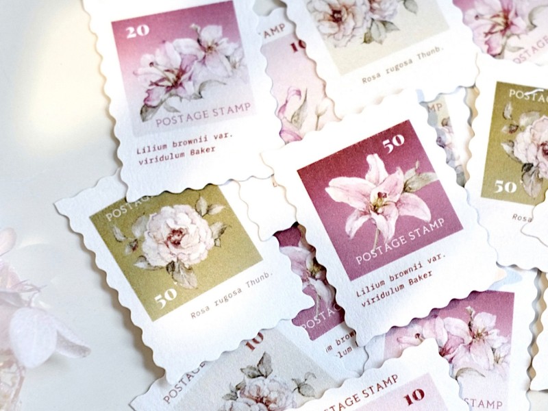 Pre-Order Freckles Tea Stamp Stickers - Spring