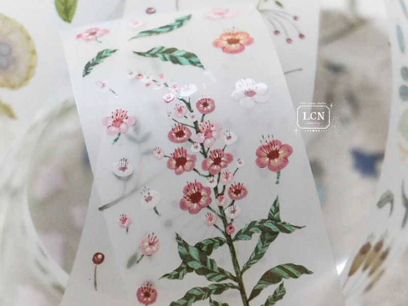 Lin Chia Ning Matte PET Tape - Flower No.1