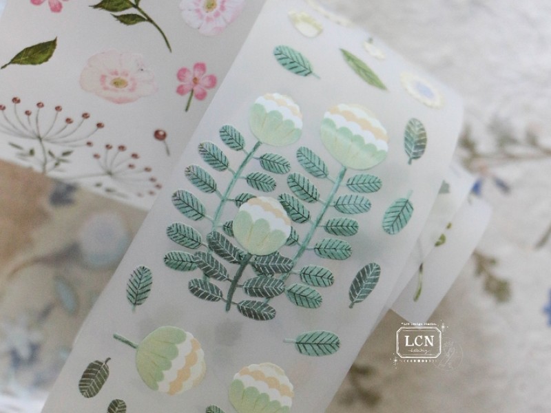 Lin Chia Ning Matte PET Tape - Flower No.1