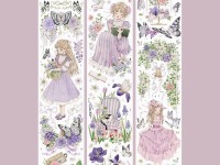 Mist Forest PET Tape Sample - Monet's Rose Garden