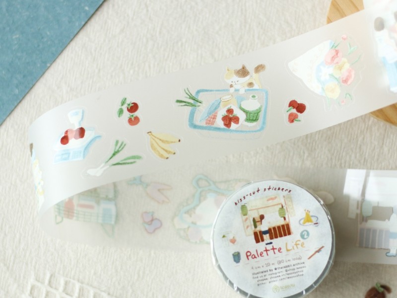 Teayou Kiss-Cut PET Tape - Palette No.2