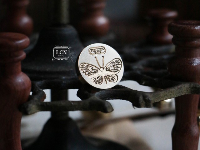 LCN Wax Seal Stamp - Butterfly No.05