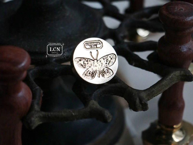 LCN Wax Seal Stamp - Butterfly No.07