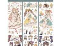 Shine Washi Tape Sample - Western Clothes