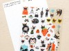 Cozyca Clear Stickers - Black Cat 1