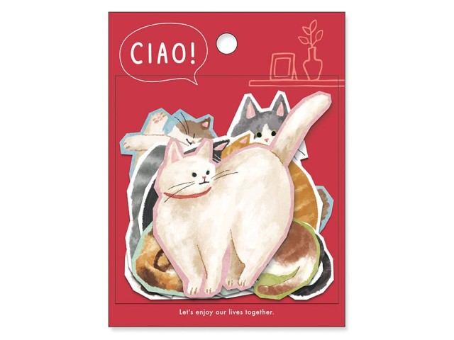 Mindwave Ciao Large Animal Stickers - Cat