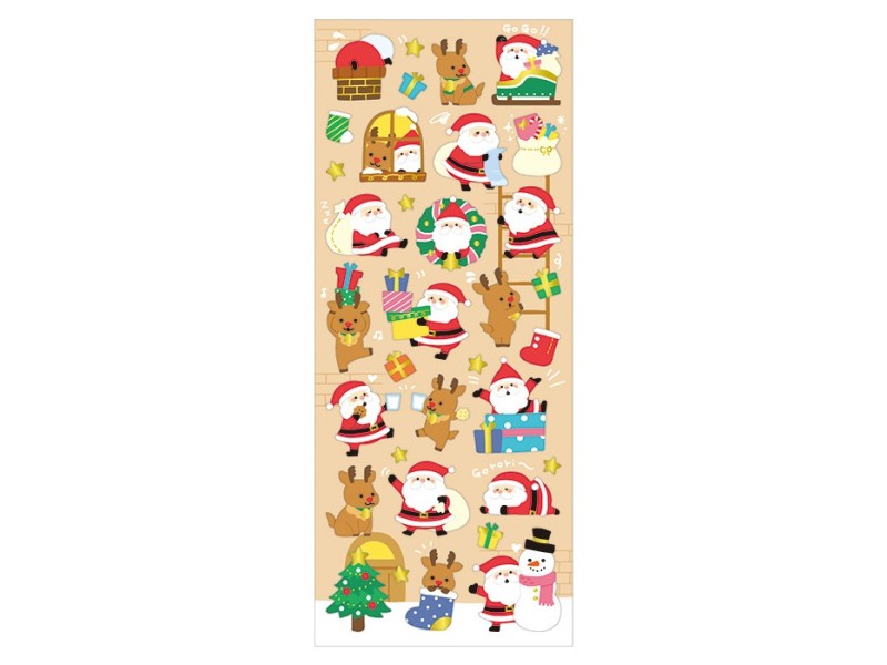 Mindwave Winter Stickers 81989 - Jolly Santa Claus