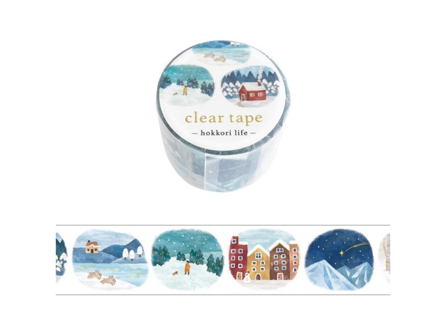 Pre-Order Mindwave Clear PET Tape Hokkori Life - Winter Scenery