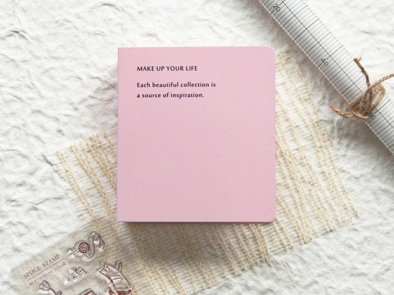 MU Stamp Ephemera Storage Book - Dusty Rose Pink