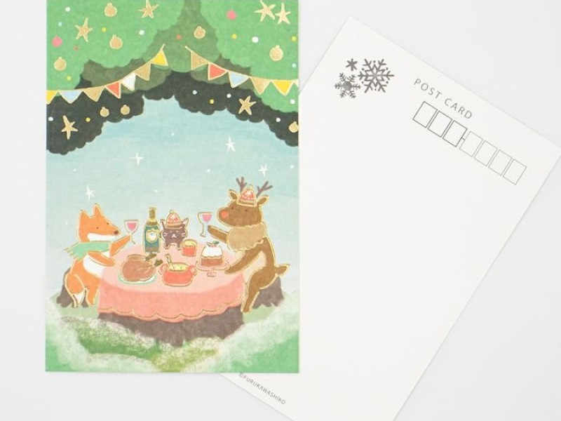 Furukawa Postcard - Forest Party