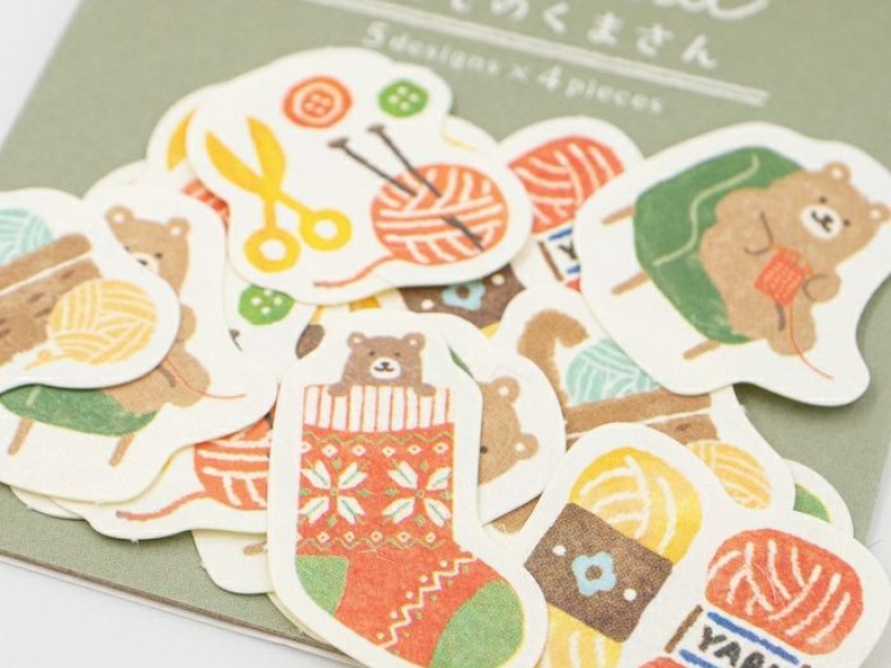 Winter Limited Furukawa Flake Stickers - Knitting Bear