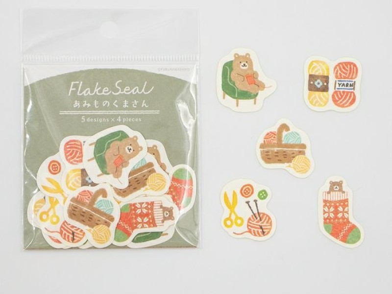 Winter Limited Furukawa Flake Stickers - Knitting Bear