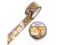 Saien Christmas Washi Tape - Letter