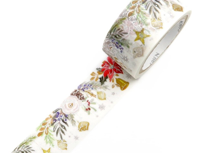 Saien Christmas Washi Tape - Ornament