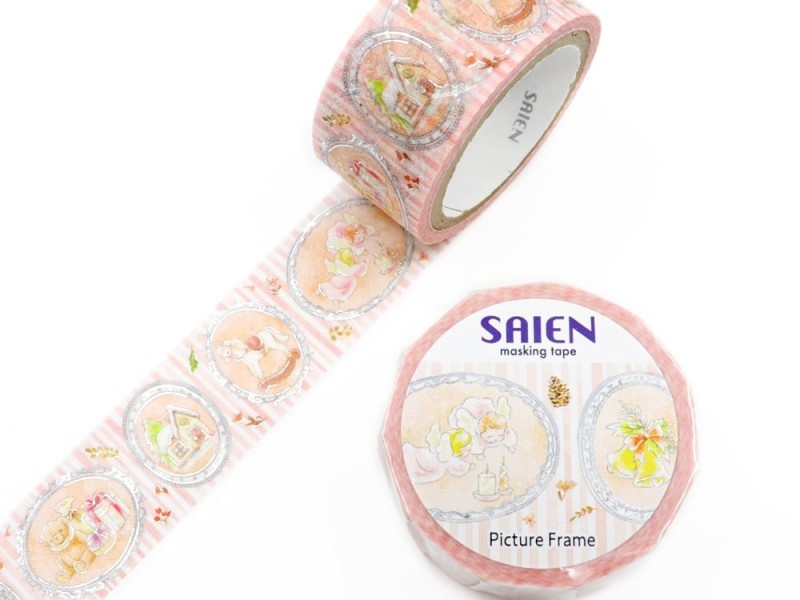 Saien Christmas Washi Tape - Picture Frame