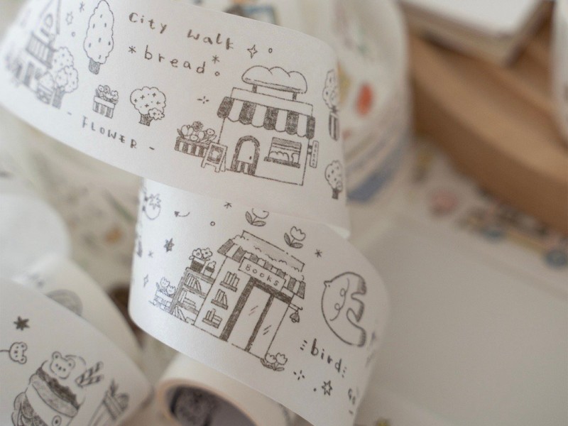 Pre-Order Orange Studio Washi Tape - Mountain City