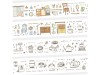 Pre-Order Orange Studio Washi Tape - Home Cafe