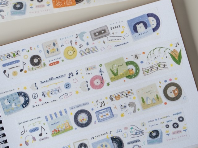 Pre-Order Orange Studio Washi Tape - Notes