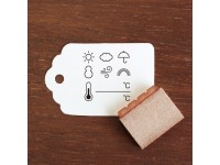 Stamp Marche Rubber Stamp - Weather Record