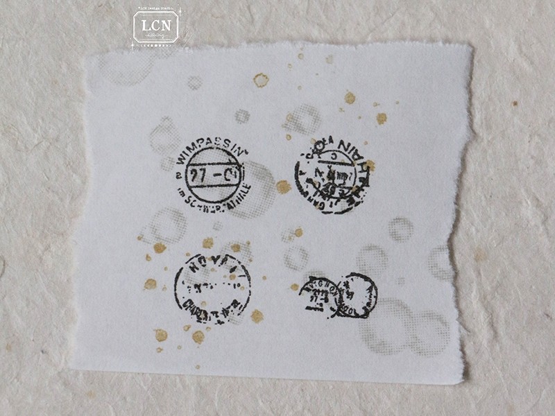 Pre-Order LCN Rubber Stamp Set - Mini Postage Marks