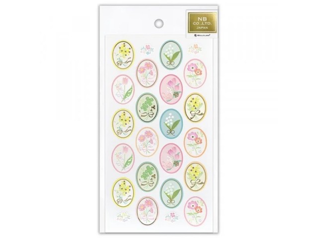 Pre-Order NB Co. Paper Stickers - Ornate Spring Flower